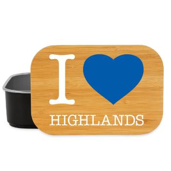 I LOVE HIGHLANDS - Lunch Box - Schwarz - Vorne