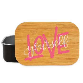 LOVE yourself - Lunch Box - Schwarz - Vorne