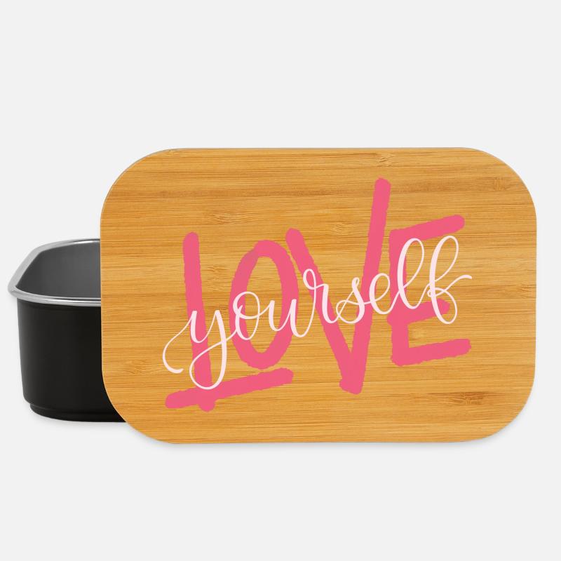 LOVE yourself - Lunch Box - Schwarz