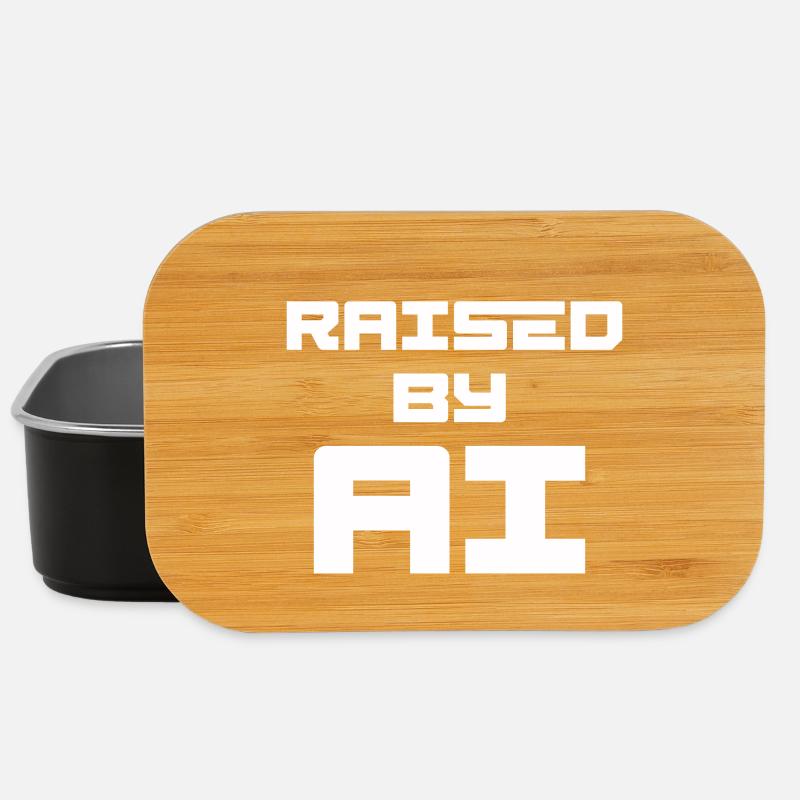 RAISED BY AI - Lunch Box - Schwarz