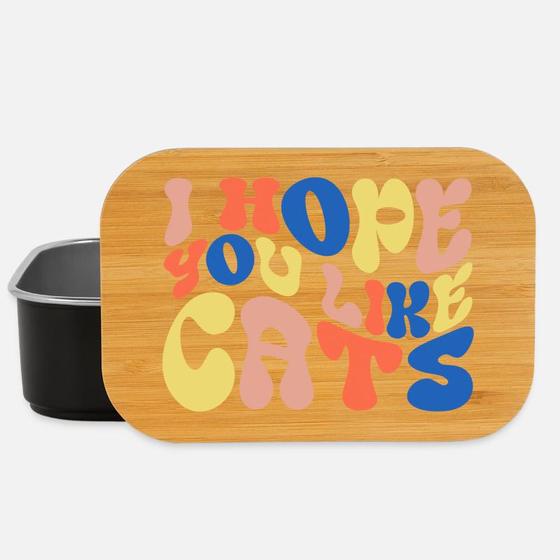 I hope you like cats - Lunch Box - black