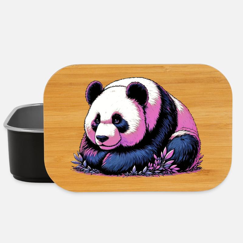 Panda - Lunch Box - Schwarz