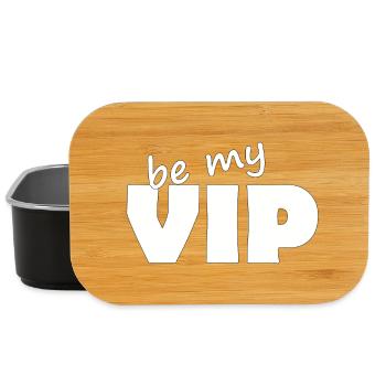 BE MY VIP - Lunch Box - black - Front