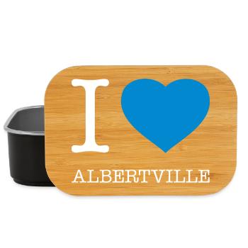 I LOVE ALBERTVILLE - Lunch Box - Schwarz - Vorne