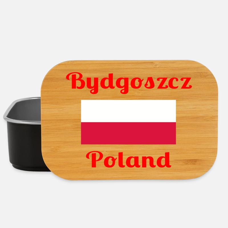 Bydgoszcz Poland - Stylish prints - Lunch Box - black