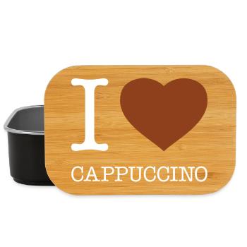 J’ADORE LE CAPPUCCINO - Boîte à goûter - noir - Devant