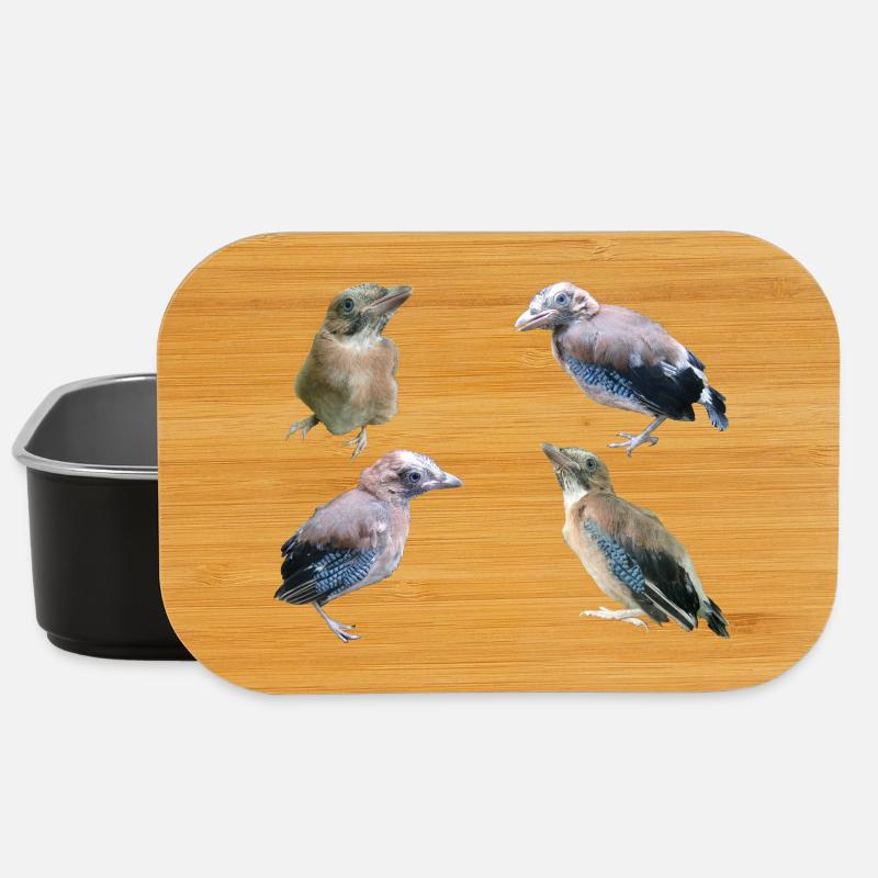 Jay Young Birds - Lunch Box - black