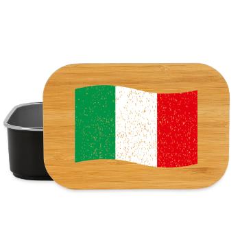 vintage Italian flag - Lunch Box - black - Front