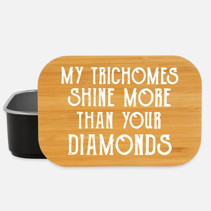 Trichomes Shine Over Diamonds - Lunch Box - Schwarz