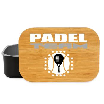 Conception de raquettes de padel avec un style moderne - Boîte à goûter - noir - Devant