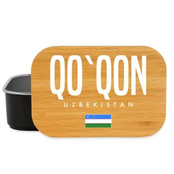 Qo'qon Ouzbékistan - Boîte à goûter - noir - Devant
