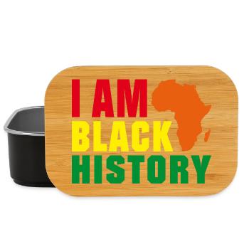 I am Black History - Lunch Box - Schwarz - Vorne