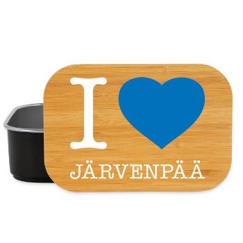 J’adore Järvenpää - Boîte à goûter - noir - Devant