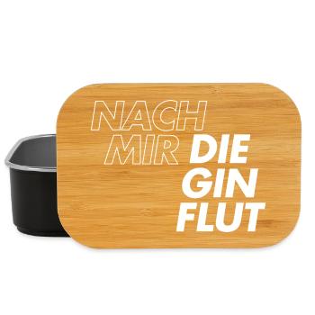 Nach mir die Gin Flut - Lunch Box - Schwarz - Vorne