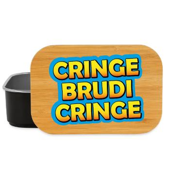 Cring Brudi Cring Neon Graphic - Lunch Box - black - Front