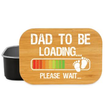 Expecting Dad Shirt Gift for Dad-To-Be Loading - Lunch Box - Schwarz - Vorne