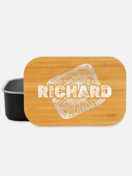 RICHARD Strahlenlogo Druck - Lunch Box - Schwarz