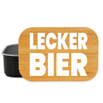 Bier - Lunch Box - Schwarz - Vorne