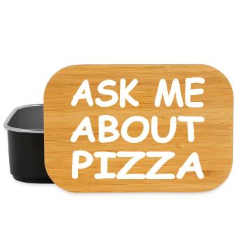 Pizza - Boîte à goûter - noir - Devant