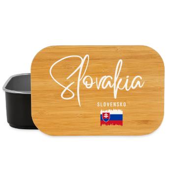 Slovak roots, I love Slovakia - Lunch Box - black - Front