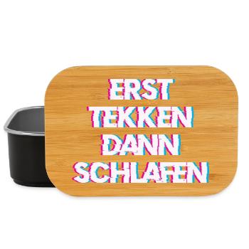 Hardtekk Tekk - Lunch Box - black - Front