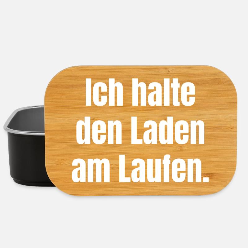 Ich halte den Laden am Laufen - Lunch Box - Schwarz