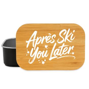 Après Ski you plus tard - Boîte à goûter - noir - Devant