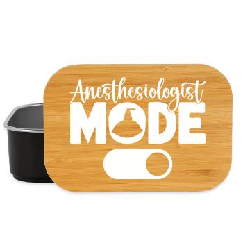 Anesthesiologist Mode On Anesthesia - Lunch Box - black - Front
