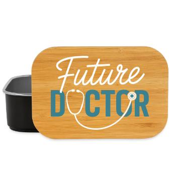 Future Doctor Stethoscope Design - Lunch Box - black - Front