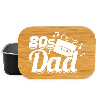 80er Papa - Lunch Box - Schwarz - Vorne