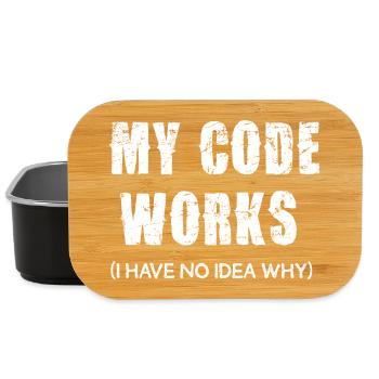 Mon code fonctionne, je n’ai aucune idée pourquoi - Boîte à goûter - noir - Devant