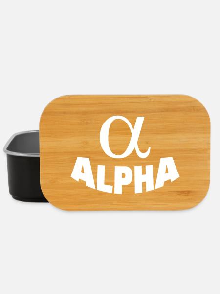 ALPHA - Lunch Box - Schwarz