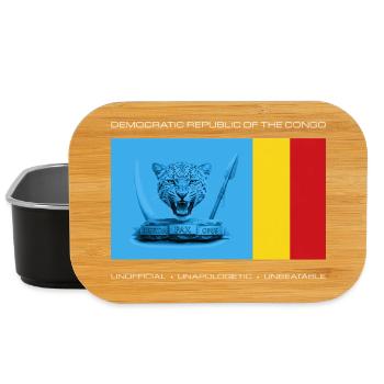DRC FETT INOFFIZIELLE FLAGGE - Lunch Box - Schwarz - Vorne