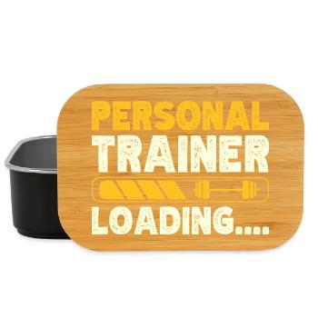 Fitness Motivation Bodybuilder Personal Trainer - Lunch Box - Schwarz - Vorne
