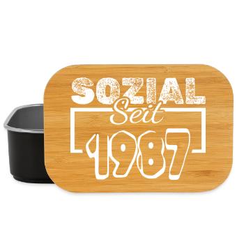 Social 1987 - Boîte à goûter - noir - Devant