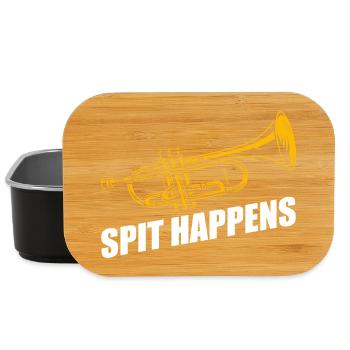 Spit happens trumpet player - Lunch Box - black - Front