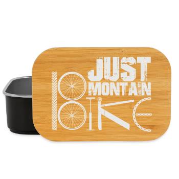 BMX Fahrrad Spruch bmx biker - Lunch Box - Schwarz - Vorne