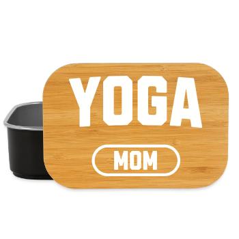 Yoga Mom - Boîte à goûter - noir - Devant