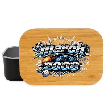 18th Birthday March 2008 Legendary Gift - Lunch Box - black - Front