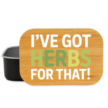 Naturopath I've Got Herbs For That Professional  - Lunch Box - black - Front