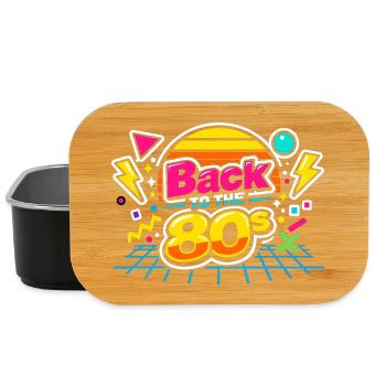 Back to the 80s - Lunch Box - black - Front