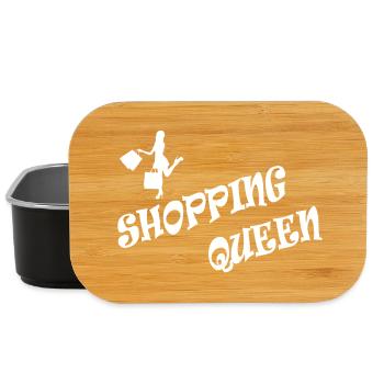 Reine du shopping - Boîte à goûter - noir - Devant