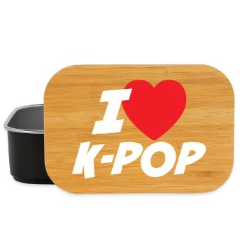 Ich liebe K-Pop - Lunch Box - Schwarz - Vorne