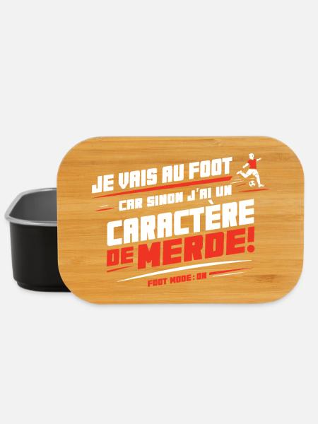 I'm going to football otherwise shitty character - Lunch Box - black