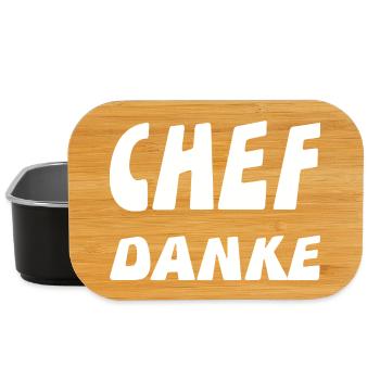 chef - Lunch Box - black - Front