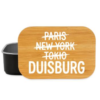 Duisburg, Ruhrpott, Ruhr Area City Bag, Cap - Lunch Box - black - Front