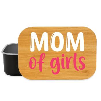 Maman de filles - Meilleure maman - Fête des mères - Boîte à goûter - noir - Devant