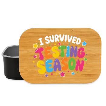 Ich habe die Klausurphase überlebt Schule Humor - Lunch Box - Schwarz - Vorne