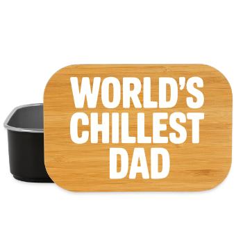 World's Chillest Dad - Lunch Box - black - Front