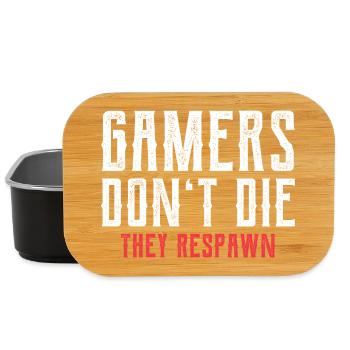 Gamers Respawn - Lunch Box - Schwarz - Vorne